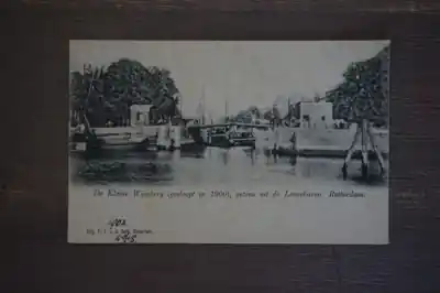 Rotterdam De kleine Wijnberg gezien uit de Leuvehaven Tylko dziś