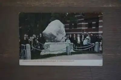 Premium Amersfoort Amersfoortsche kei op het voetstuk bij de Utrechtschepoort