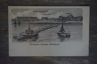 Scheveningen Wandelpier Koningin Wilhelmina Kurhaus villas Ekspresowa dostawa