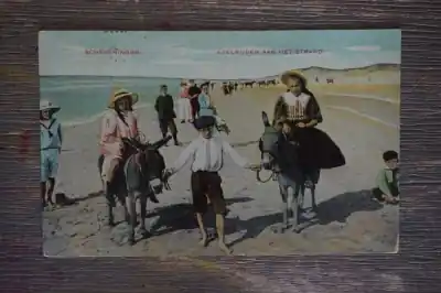 Scheveningen Ezelrijden aan het strand Oryginalny