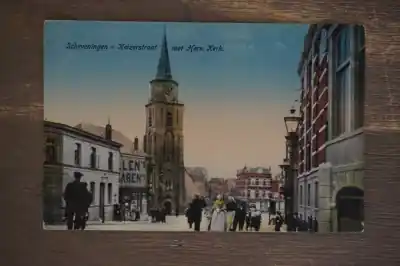 Scheveningen Keizerstraat met Herv kerk Tylko dziś