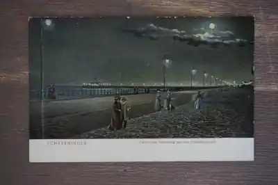 Scheveningen Electrische verlichting van den Strandboulevard Zamów teraz