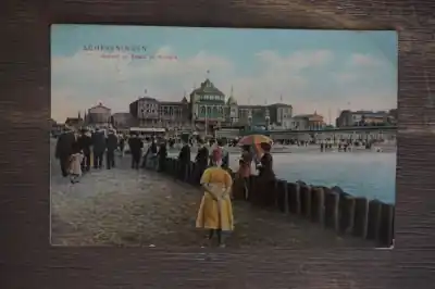 Scheveningen Gezicht op strand en Kurhaus Bezpieczna płatność