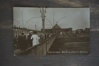 Scheveningen Gezicht op strand en Kurhaus Niska cena
