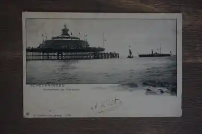 Wyprzedaż Scheveningen Wandelhoofd met pleizierboot