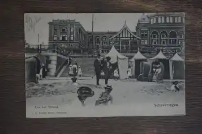 Autentyczny Scheveningen Aan het strand