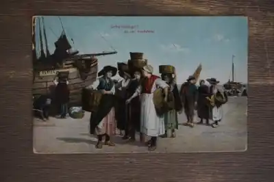 Scheveningen Na den vischafslag Zwrot pieniędzy