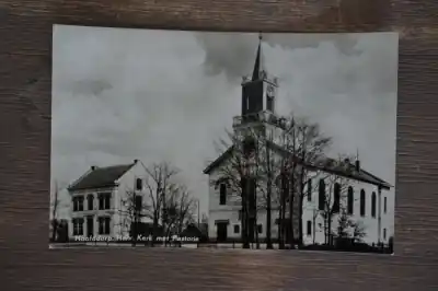 Hoofddorp Herv kerk met pastorie Autentyczny