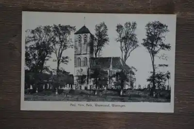 Wieringen Ned Herv kerk Westerland Autentyczny