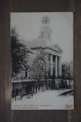 Oryginalny Utrecht Oude gracht Oude mannen en vrouwenhuis