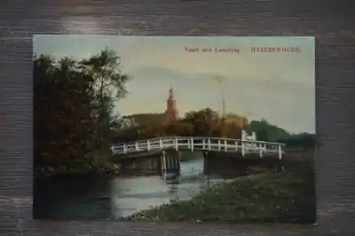 Hazerswoude Vaart met Laanbrug Autentyczny