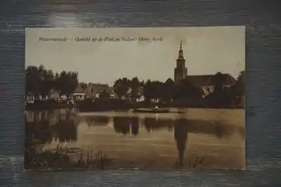 Hazerswoude Gezicht op de Poel en Nederl Herv kerk Ostatnia szansa