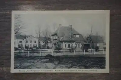 Beekbergen Kolonie Het Hoogeland Voorfront verpleeggebouw met directeurswoning Oryginalny