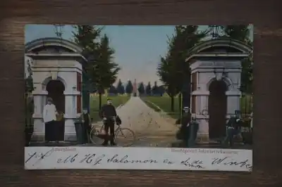 Autentyczny Amersfoort Hoofdpoort infanterie kazerne