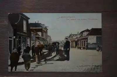 Scheveningen Het maken van netten Autentyczny