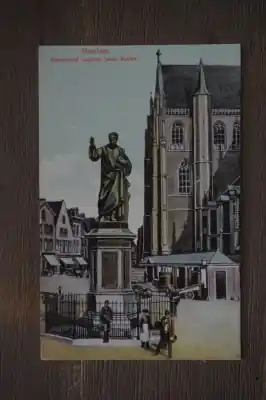 Haarlem Standbeeld Laurens Jansz Koster Promocja