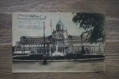 Amsterdam Frederiksplein met Paleis voor Volksvlijt Ekspresowa dostawa