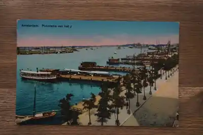 Amsterdam Panorama van het Y Ekspresowa dostawa