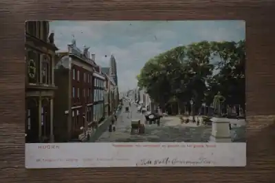 Hoorn Roodensteen met standbeeld en gezicht op het groote noord Niska cena