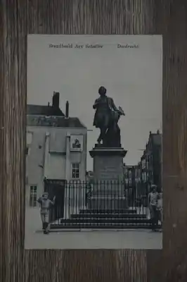 Dordrecht Standbeeld Ary Scheffer Autentyczny