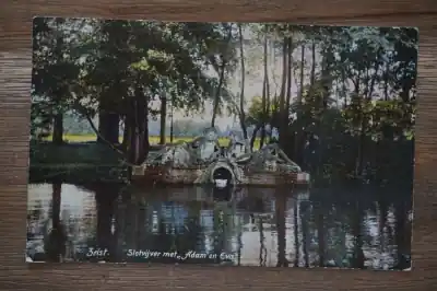 Zeist Slotvijver met Adam en Eva Wysoka jakość