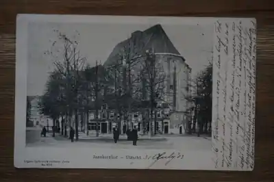 Utrecht Janskerkhof Autentyczny