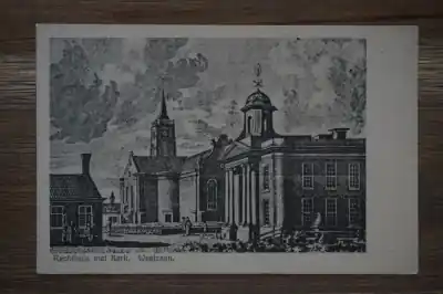 Westzaan Rechthuis met kerk Oryginalny