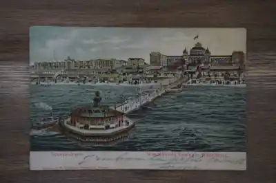 Scheveningen Koningin Wilhelmina wandelhoofd Kup teraz