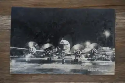 Oryginalny Schiphol bij nacht