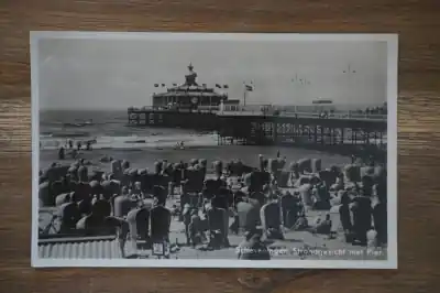 Scheveningen Strandgezicht met pier Oryginalny