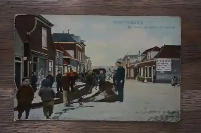 Oryginalny Scheveningen Het maken van netten