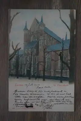 Autentyczny Leiden St. Pieterskerk