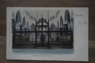 Haarlem Het koor in de grote kerk Tylko dziś