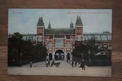 Amsterdam Rijksmuseum achterzijde met nieuwe Rembrandtzaal Popularny