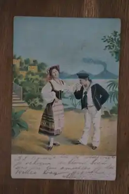 Darmowa dostawa Fantasie ansichtkaart een stelletje