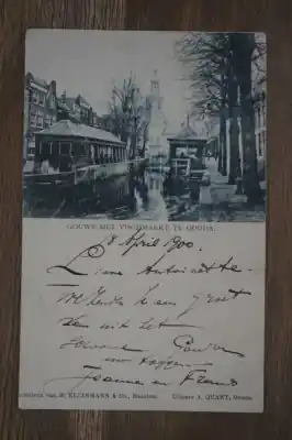 Bezpieczna płatność Gouda Gouwe met vischmarkt