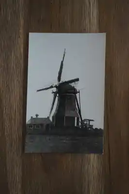 Ansichtkaart met Molen Rabat
