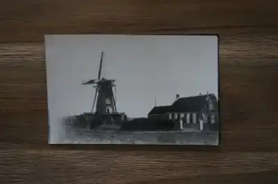 Ansichtkaart met Molen Rabat