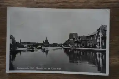 Zoeterwoude Gezicht op de oude Rijn Popularny
