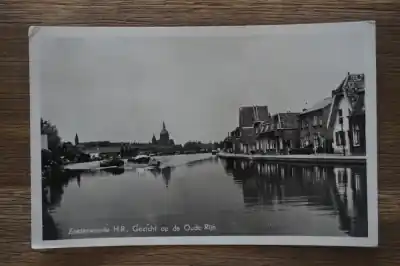 Zoeterwoude Gezicht op de oude Rijn Wysoka jakość