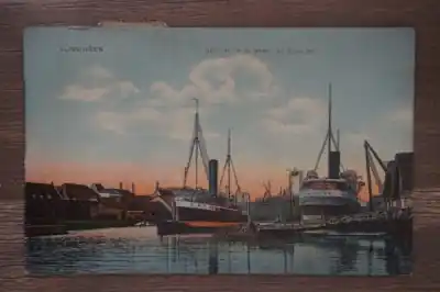 Oryginalny Vlissingen Gezicht op de Werf de Schelde