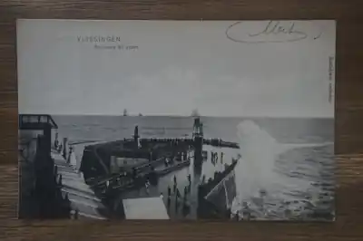 Vlissingen Boulevard bij storm Oryginalny