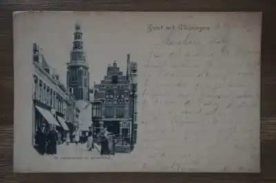 Vlissingen Kerkstraat en St. Jacobstoren Ekspresowa dostawa