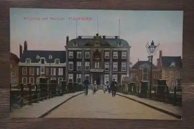 Vlissingen Schipbrug met Stadhuis Premium