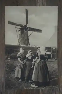 Zeeland Walchersche meisjes met molenzicht Darmowa dostawa