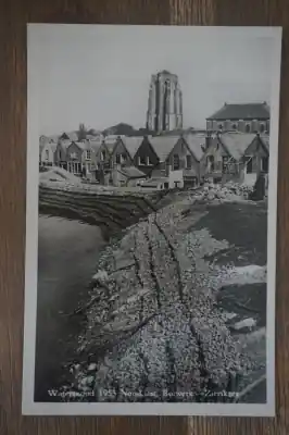 Zierikzee Watersnood 1953 Nooddam Bolwerk Autentyczny