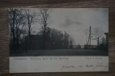 Kup teraz Dordrecht Overgang spoor bij den Spuiweg