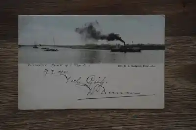 Dordrecht Gezicht op de Noord Oryginalny