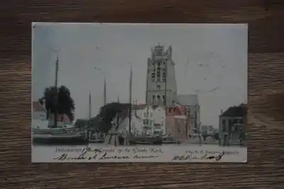 Dordrecht Gezicht op de groote kerk Nowość